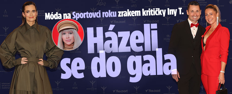 Banner ke žhavému tématu: Móda na Sportovci roku zrakem Iny T.: ...