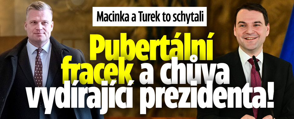 Banner ke žhavému tématu: Macinka a Turek to schytali: Pubertální ...