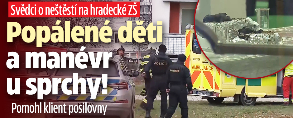 Banner ke žhavému tématu: Svědci o neštěstí v Hradci: Popálené ...