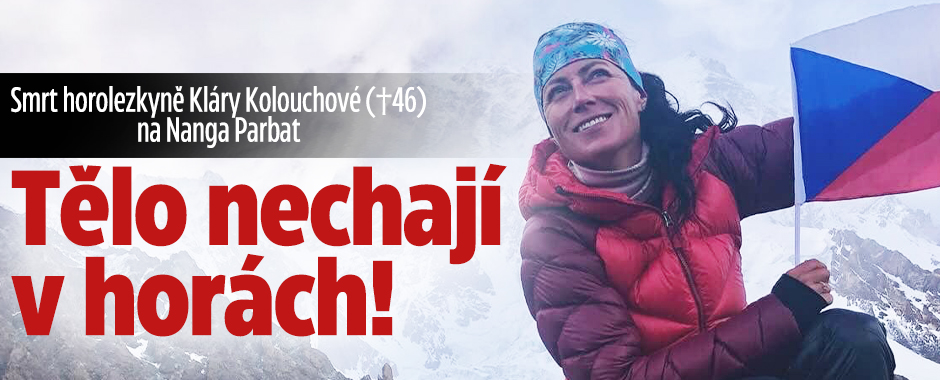 Smrt horolezkyně Kolouchové (†46): Tělo nechají v horách!