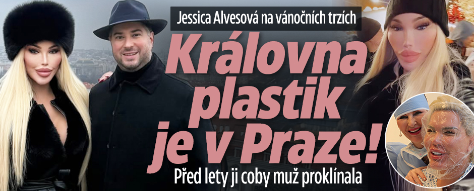 Banner ke žhavému tématu: Jessica Alvesová na vánočních trzích: ...
