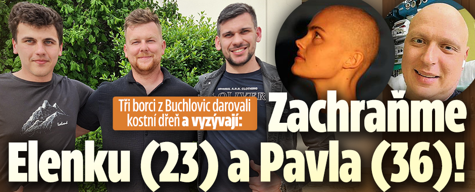 Banner ke žhavému tématu: Tři borci darovali kostní dřeň: Pomozme ...