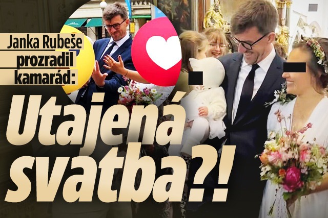 Banner ke žhavému tématu: Utajená svatba Janka Rubeše!? ...