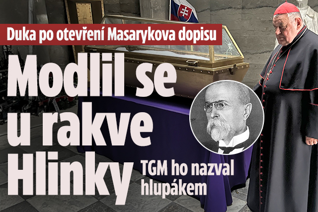 Banner ke žhavému tématu: Duka po otevření Masarykova dopisu: ...