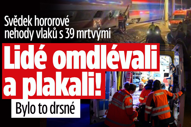 Banner ke žhavému tématu: Svědek hororové nehody s 39 mrtvými: ...
