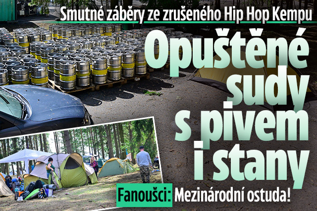 Banner ke žhavému tématu: Smutné záběry z Hip Hop Kempu: Stany i ...