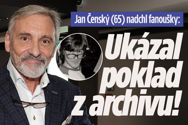 Banner ke žhavému tématu: Jan Čenský před 40 lety a dnes: Něco se ...