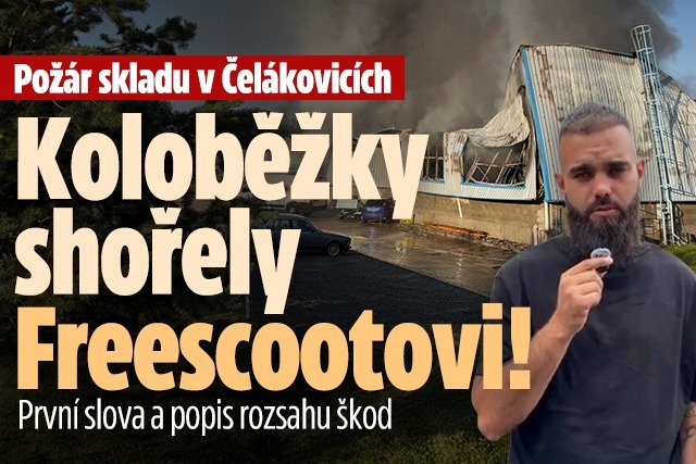 Banner ke žhavému tématu: Požár v Čelákovicích: Tohle shořelo ...