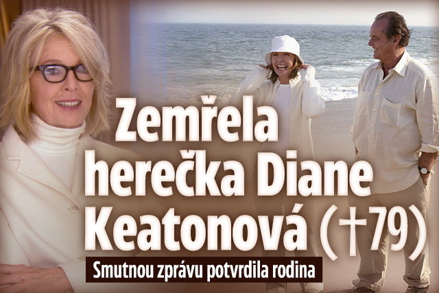 Banner ke žhavému tématu: Zemřela herečka Diane Keatonová (†79)