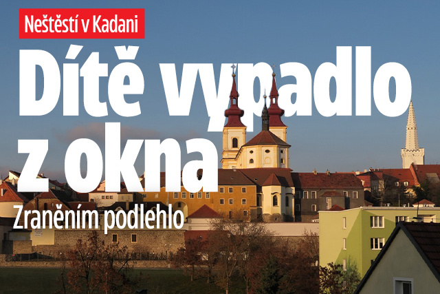 Banner ke žhavému tématu: Tragédie v Kadani: Z okna paneláku ...
