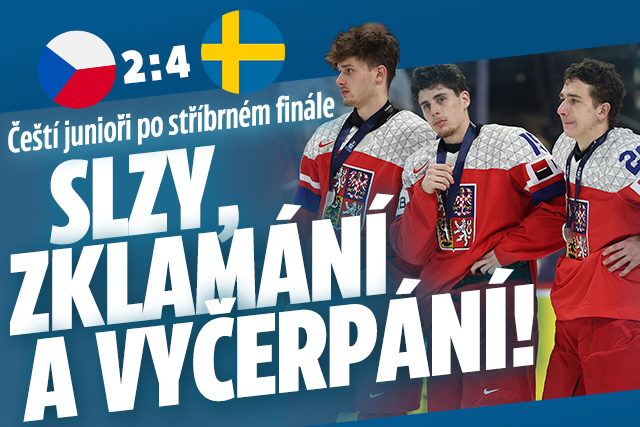 Banner ke žhavému tématu: Junioři po stříbrném finále: Slzy, ...