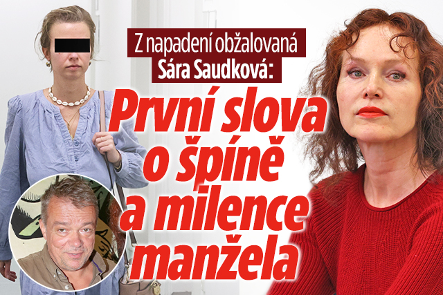 Banner ke žhavému tématu: Z napadení obžalovaná Saudková: Slova o ...