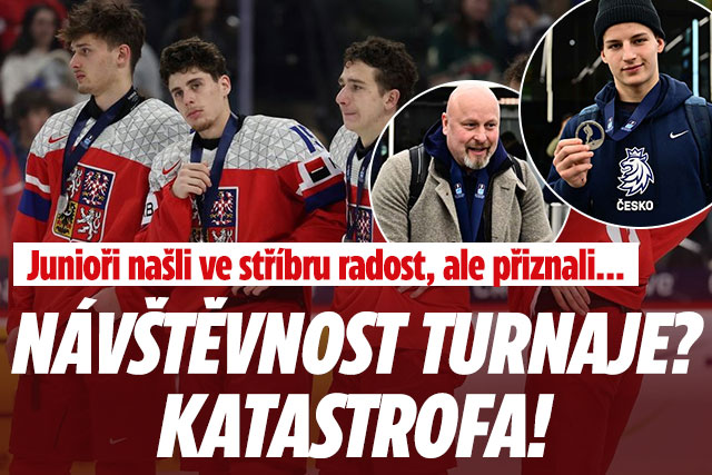 Banner ke žhavému tématu: Junioři se radují z medaile, ale... ...