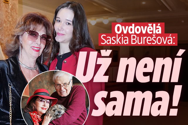 Banner ke žhavému tématu: Ovdovělá Saskia Burešová: Už není sama!