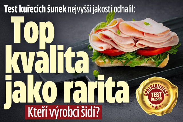 Banner ke žhavému tématu: Test kuřecích šunek nejvyšší jakosti ...