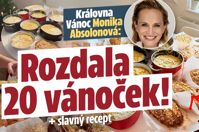 Banner ke žhavému tématu: Monika Absolonová: Tradiční vánočky ...