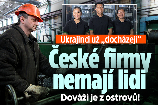 Banner ke žhavému tématu: České firmy nemají lidi: Dovážejí je z ...