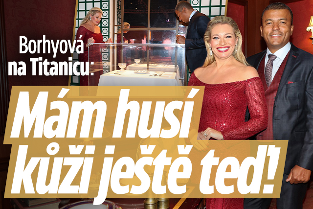 Banner ke žhavému tématu: Borhyová na Titanicu: Mám husí kůži ...