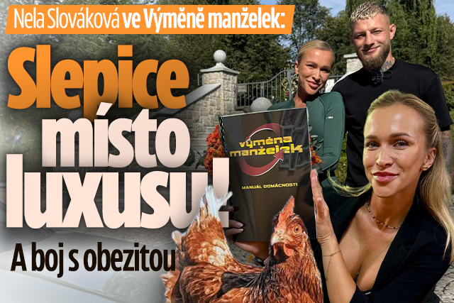 Banner ke žhavému tématu: Nela Slováková ve Výměně manželek: ...