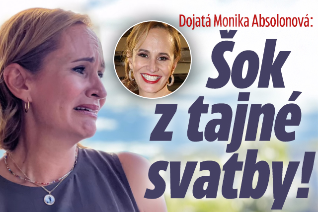 Banner ke žhavému tématu: Dojatá Monika Absolonová: Šok z tajné ...