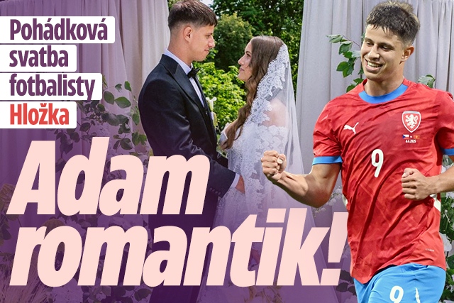 Banner ke žhavému tématu: Pohádková svatba fotbalisty Hložka: ...
