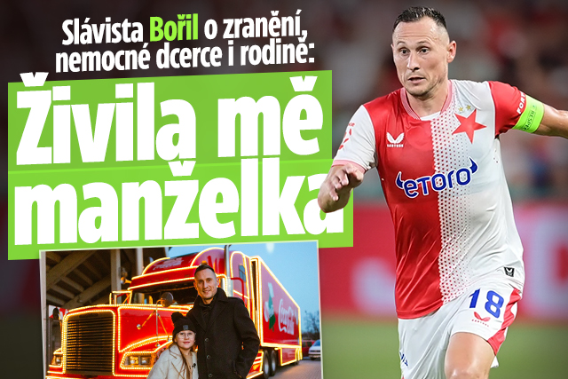 Banner ke žhavému tématu: Bořil o zranění, nemocné dceři i ...
