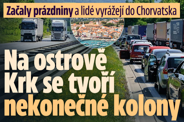 Banner ke žhavému tématu: Lidé vyrážejí do Chorvatska: Nekonečné ...