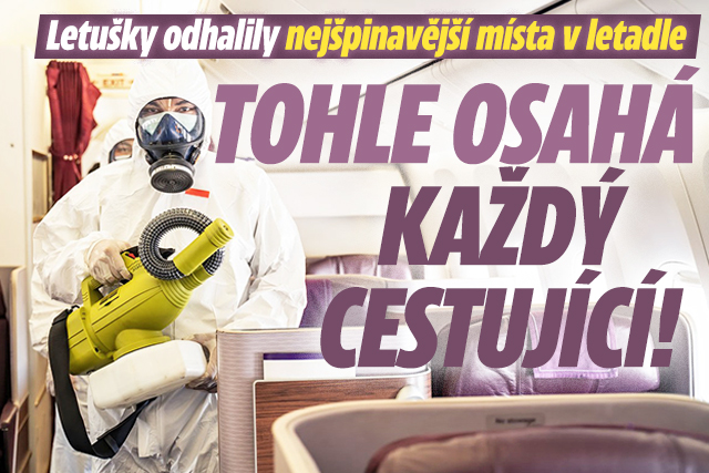 Banner ke žhavému tématu: Letušky odhalily nejšpinavější místa v ...