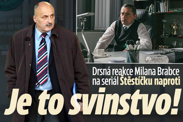 Banner ke žhavému tématu: Drsná reakce Milana Brabce na seriál: ...