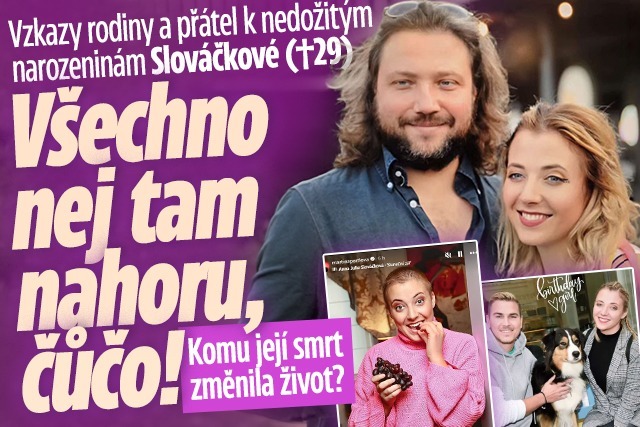 Banner ke žhavému tématu: Nedožité narozeniny Aničky Slováčkové ...