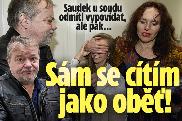 Banner ke žhavému tématu: Saudek u soudu odmítl vypovídat, ale: ...