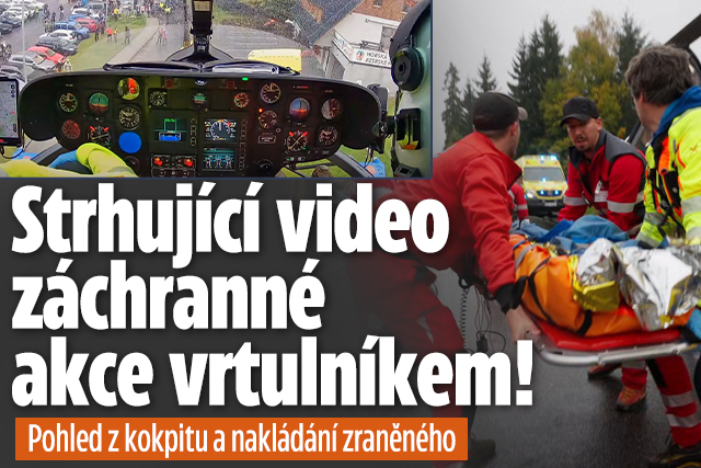 Banner ke žhavému tématu: Strhující video záchranné akce ...