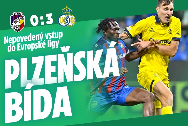 Banner ke žhavému tématu: Plzeň - Union SG 0:3. Chyby, marnost i ...