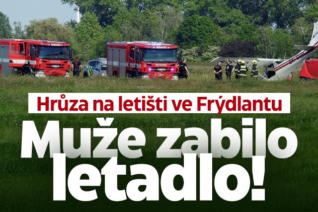 Banner ke žhavému tématu: Hrůza na letišti ve Frýdlantu: Muže ...