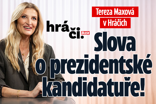 Banner ke žhavému tématu: Tereza Maxová v Hráčích: Slova o ...