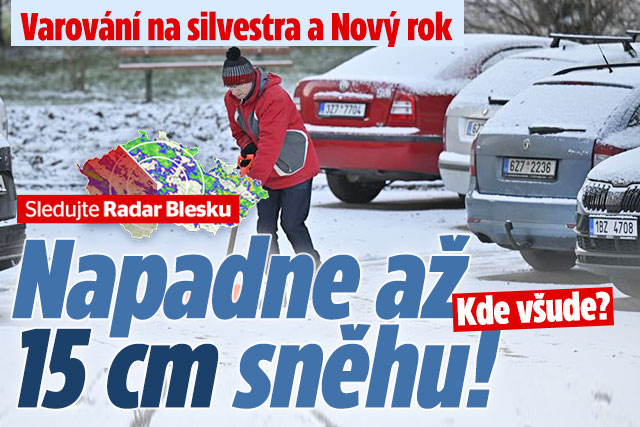 Banner ke žhavému tématu: Napadne až 15 cm sněhu! Kde?