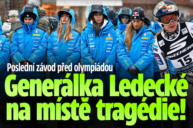 Banner ke žhavému tématu: Generálka Ledecké v místě tragédie: ...