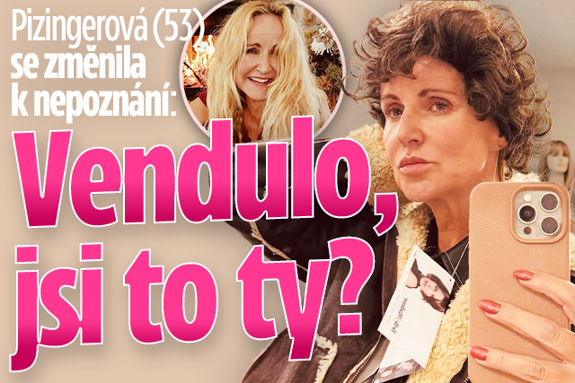 Banner ke žhavému tématu: Pizingerová (53) se změnila k ...