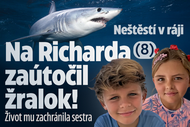 Banner ke žhavému tématu: Na Richarda (8) zaútočil žralok! Život ...