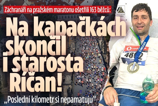 Banner ke žhavému tématu: Záchranáři při maratonu ošetřili 163 ...