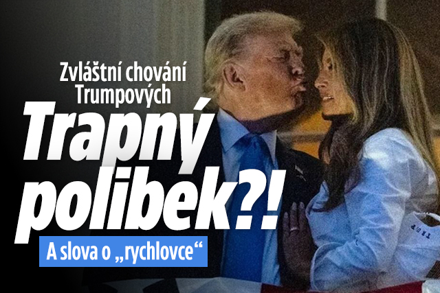 Další trapný polibek Trumpových: Melania se odtáhla?