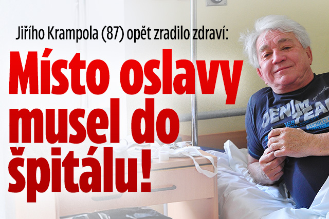 Krampola opět zradilo zdraví: Místo oslavy musel do špitálu