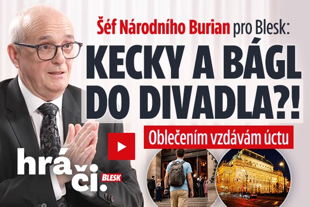 Banner ke žhavému tématu: Šéf Národního v Hráčích: Kecky a bágl ...