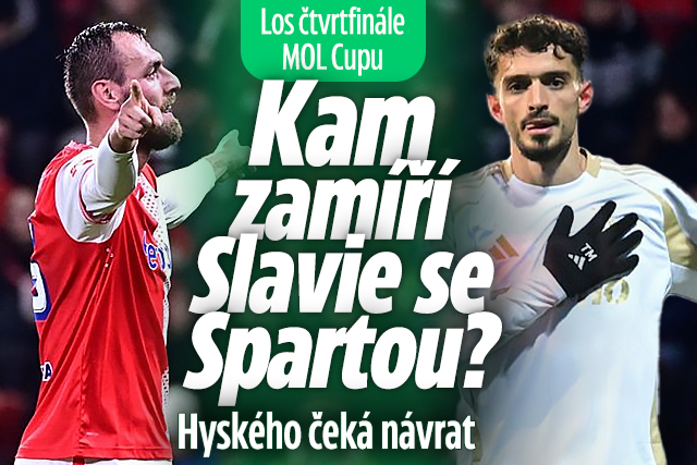 Banner ke žhavému tématu: Los čtvrtfinále MOL Cupu: Hyského čeká ...