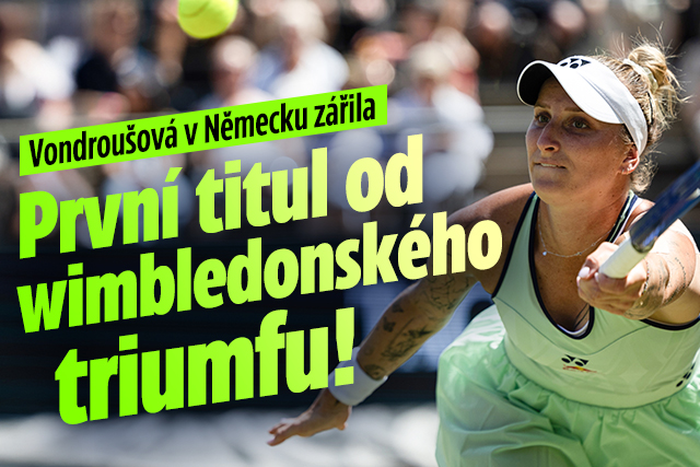 Vondroušová v Berlíně zářila: První titul od Wimbledonu!
