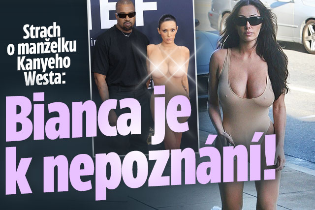 Strach o manželku Kanyeho Westa: Bianca Censoriová je k nepoznání! 