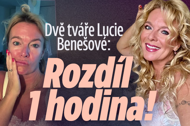 Banner ke žhavému tématu: Dvě tváře Lucie Benešové: Rozdíl 1 ...