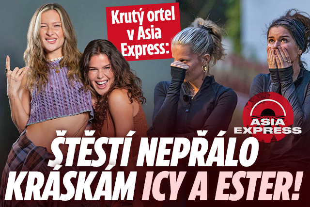 Banner ke žhavému tématu: Ortel v Asia Express: Štěstí nepřálo ...