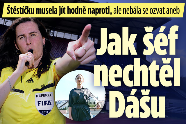 Banner ke žhavému tématu: Štěstíčku musela jít naproti, ale...: ...