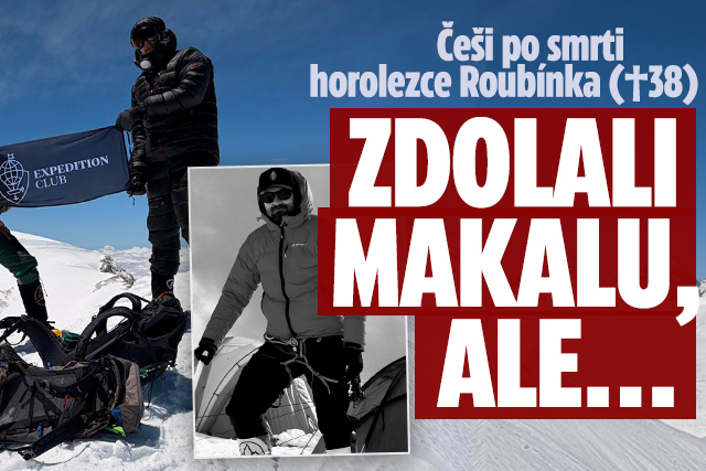 Banner ke žhavému tématu: Češi po smrti horolezce Roubínka: ...